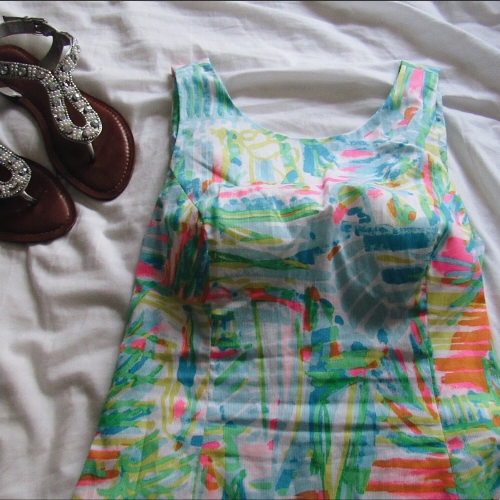 Lilly Pulitzer dress with tie back